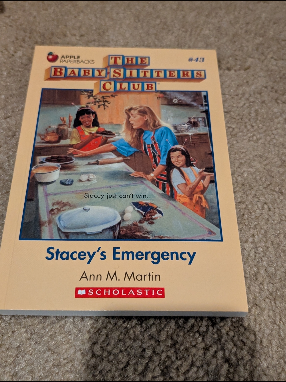 The Baby-Sitters Club #43: Stacey's Emergency - Scholastic Paperback
